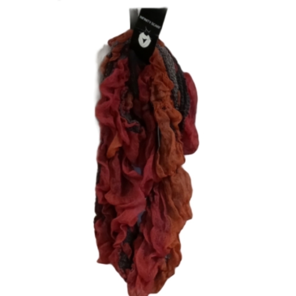 NWT infinity scarf beautiful orange story